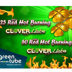 25 red hot burning clover link slot machines online japan